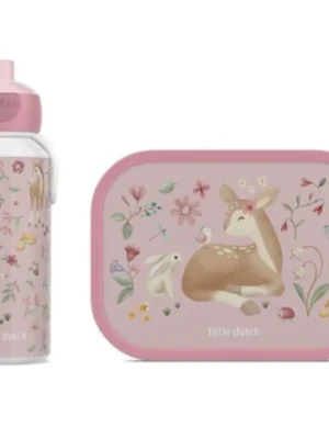 Pack botella y fiambrera infantil Fairy Garden Fiambrera y botella infantil Fairy Garden