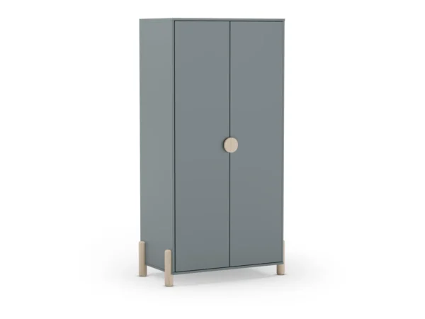 Armario infantil Enola 2 puertas madera Verde (4) Armario infantil Enola 2 puertas madera Verde (4)