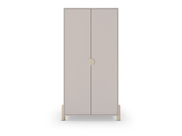 Armario infantil Enola 2 puertas madera crema (4) Armario infantil Enola 2 puertas madera crema (4)