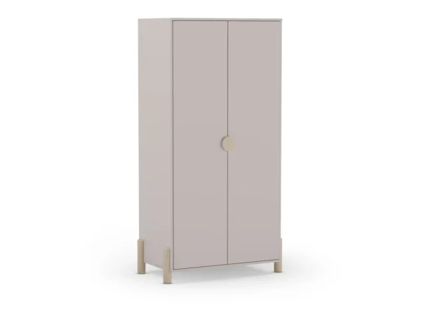 Armario infantil Enola 2 puertas madera crema (5) Armario infantil Enola 2 puertas madera crema (5)