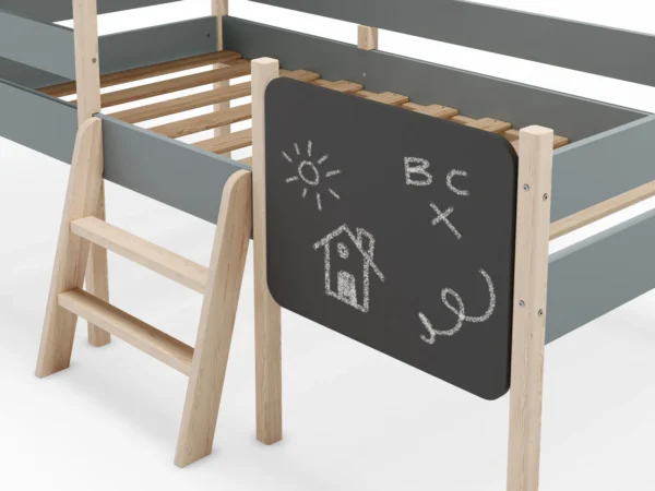 Cama casita cabaña Robin Verde (5) Cama casita cabaña Robin Verde (5)