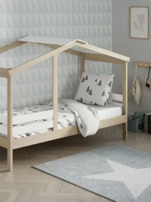 Cama casita infantil Nilo Blanca (1)