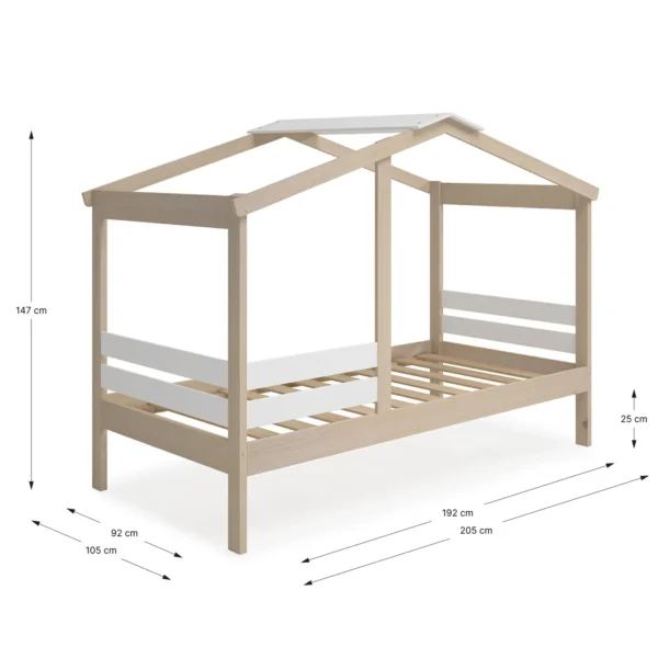 Cama casita infantil Nilo Blanca (2) Cama casita infantil Nilo Blanca (2)