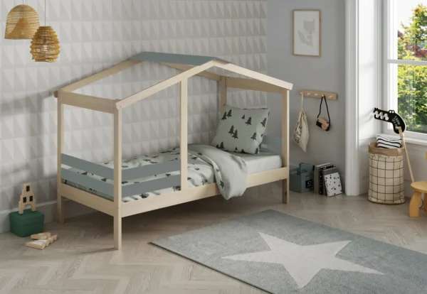 Cama casita infantil Nilo Verde (2) Cama casita infantil Nilo Verde (2)