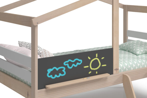 Cama casita infantil con tobogán (3) Cama casita infantil con tobogán (3)