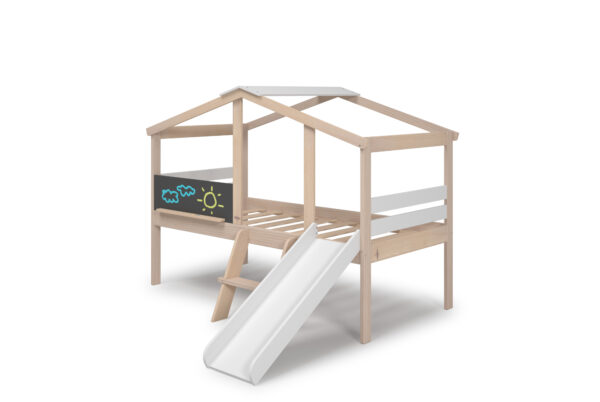 Cama casita infantil con tobogán (4) Cama casita infantil con tobogán (4)