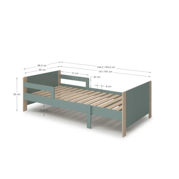 Cama evolutiva Willi verde (3) Cama evolutiva Willi verde (3)