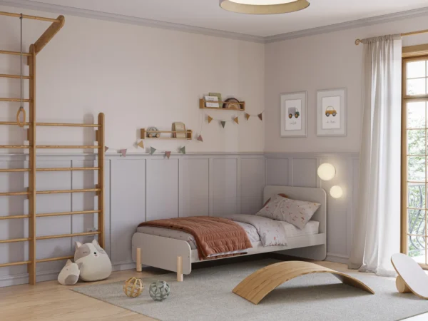 Cama infantil Koda Crema (1) Cama infantil Koda Crema (1)