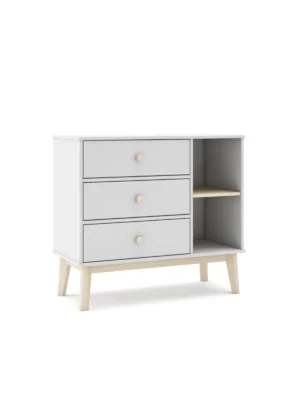 Cómoda infantil Balú 3 cajones color blanco (5) Cómoda infantil Balú 3 cajones color blanco (5)