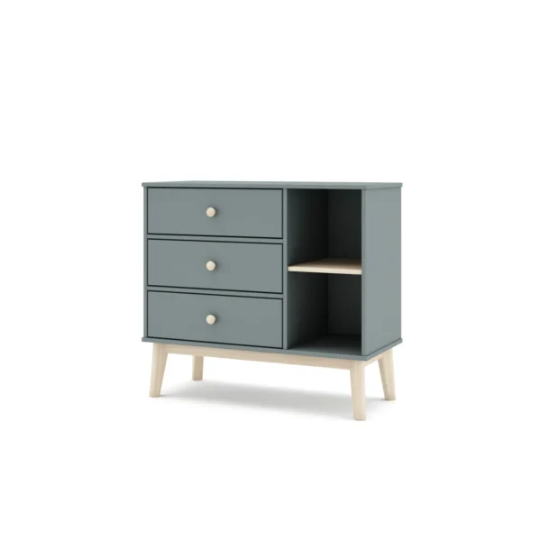 Cómoda infantil Balú 3 cajones color verde (3) Cómoda infantil Balú 3 cajones color verde (3)