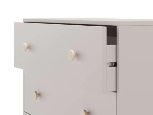 Cómoda infantil Enola 3 cajones color crema (3) Cómoda infantil Enola 3 cajones color crema (3)