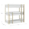 Litera infantil triple Marlin (3) Litera infantil de 3 camas Marlin