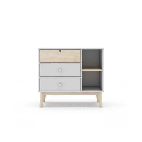 Cómoda infantil Arlo 3 cajones Blanca (3) Cómoda infantil Arlo 3 cajones Blanca (3)