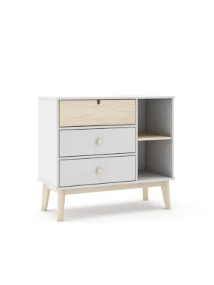 Cómoda infantil Arlo 3 cajones Blanca (5) Cómoda infantil Arlo 3 cajones Blanca (5)