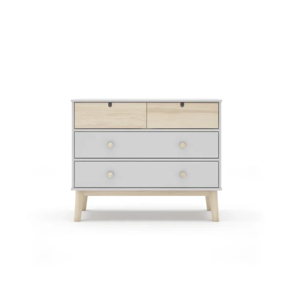 Cómoda infantil Arlo 4 cajones Blanca (3) Cómoda infantil Arlo 4 cajones Blanca (3)