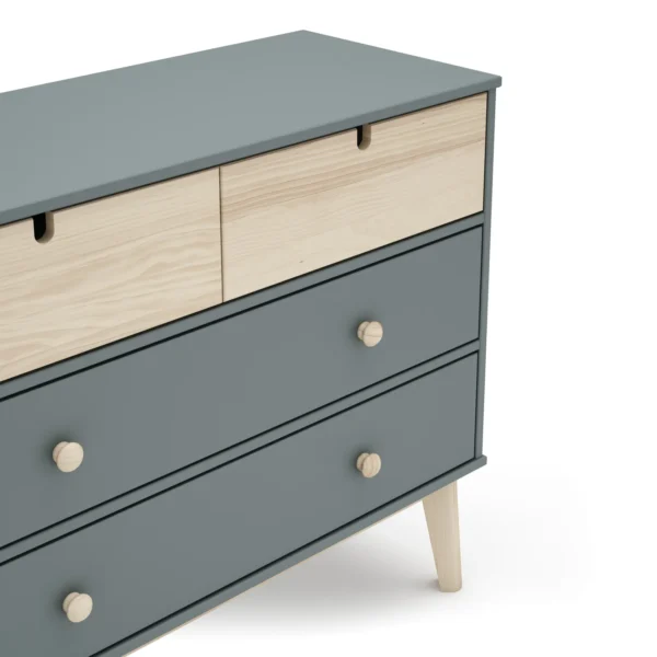 Cómoda infantil Arlo 4 cajones Verde (3) Cómoda infantil Arlo 4 cajones Verde (3)