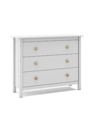 Cómoda infantil Kai 3 cajones Blanca (10) Cómoda infantil Kai 3 cajones Blanca (10)