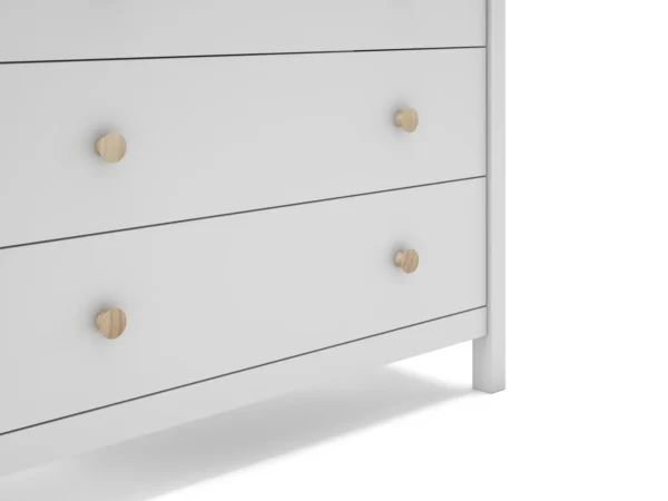 Cómoda infantil Kai 3 cajones Blanca (3) Cómoda infantil Kai 3 cajones Blanca (3)