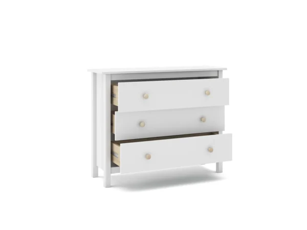 Cómoda infantil Kai 3 cajones Blanca (9) Cómoda infantil Kai 3 cajones Blanca (9)
