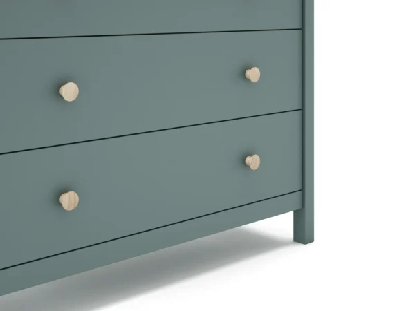 Cómoda infantil Kai 3 cajones Verde (3) Cómoda infantil Kai 3 cajones Verde (3)