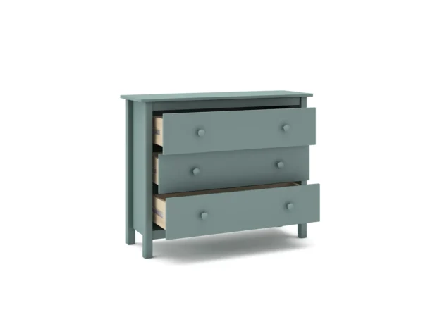 Cómoda infantil Kai 3 cajones Verde (6) Cómoda infantil Kai 3 cajones Verde (6)