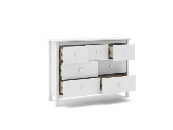 Cómoda infantil Kai 7 cajones Blanco (5) Cómoda infantil Kai 7 cajones Blanco (5)