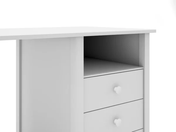 Escritorio infantil Kai 3 cajones Blanco (2) Escritorio infantil Kai 3 cajones Blanco (2)