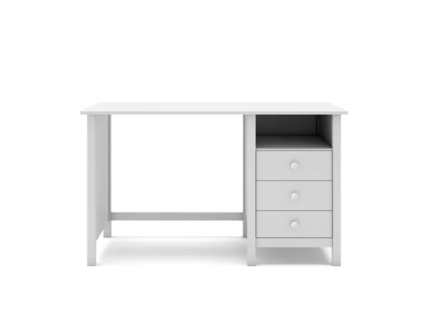 Escritorio infantil Kai 3 cajones Blanco (5) Escritorio infantil Kai 3 cajones Blanco (5)