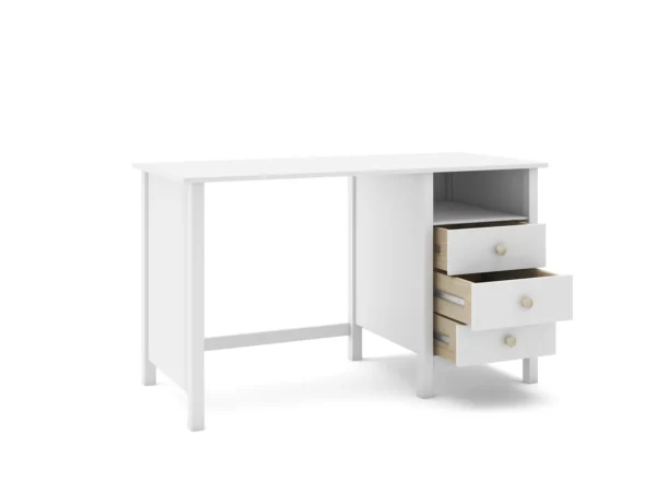 Escritorio infantil Kai 3 cajones Blanco (6) Escritorio infantil Kai 3 cajones Blanco (6)