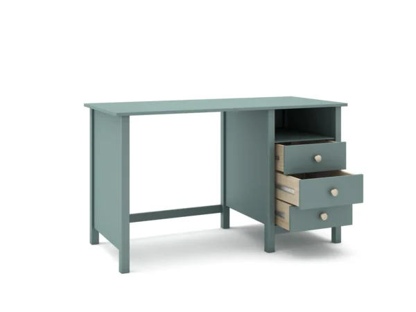 Escritorio infantil Kai 3 cajones Verde (6) Escritorio infantil Kai 3 cajones Verde (6)