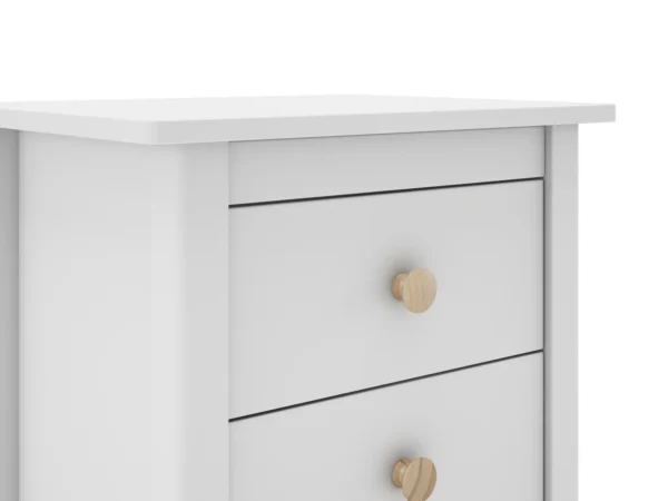 Mesita infantil Kai 2 cajones Blanco (3) Mesita infantil Kai 2 cajones Blanco (3)