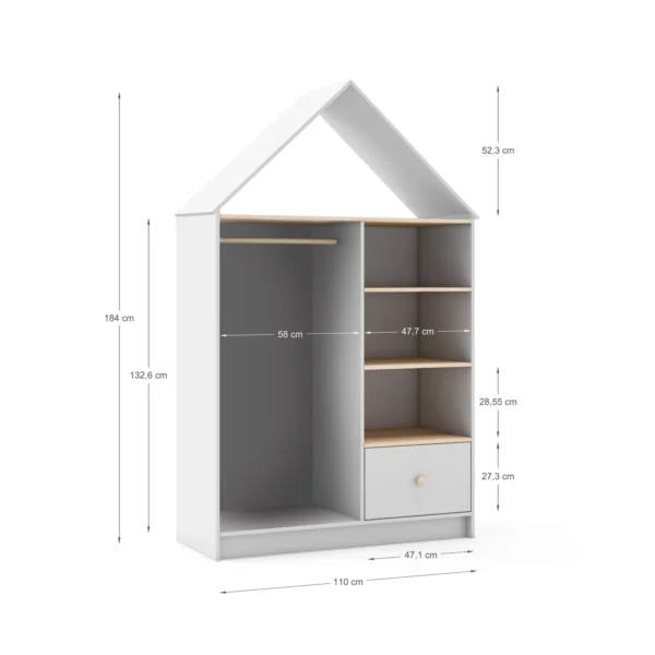 Vestidor infantil Arlo Blanco (1) Vestidor infantil Arlo Blanco (1)