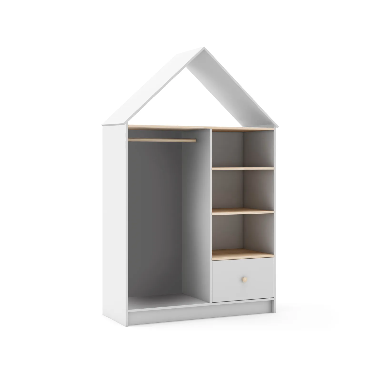 Lámina infantil animales aventureros personalizada